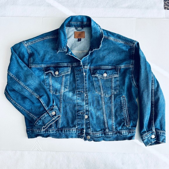 Lauren Ralph Lauren Jackets & Blazers - Lauren Ralph Lauren Womens Blue Denim Trucker Jacket Medium Wash Size Large
